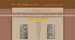 Desktop Screenshot of pklisty.cz